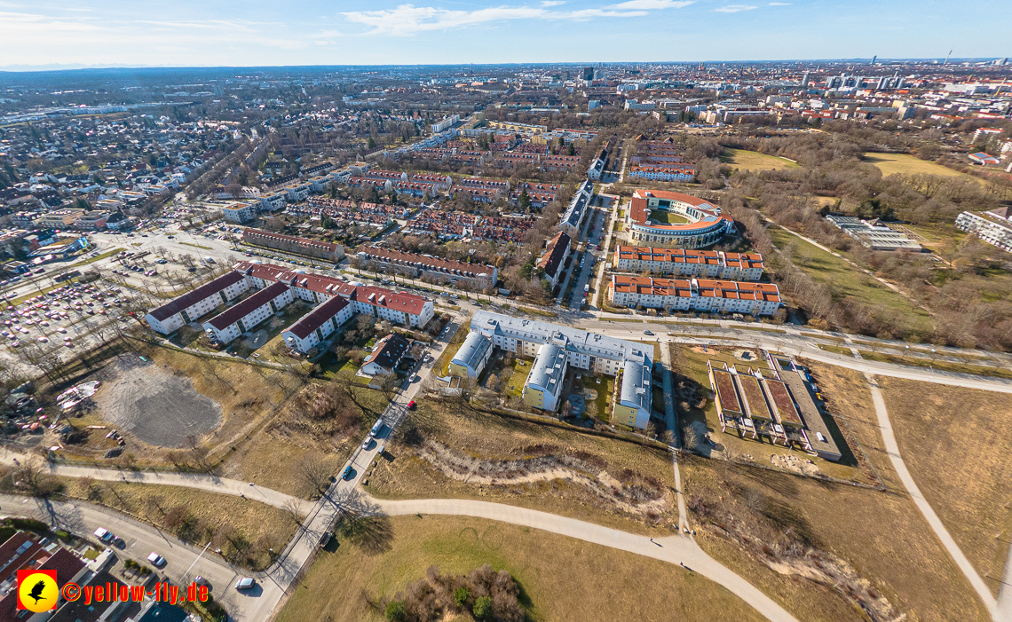 20.02.2023 - der Hachinger Bach zwischen Berg am Laim und Neuperlach